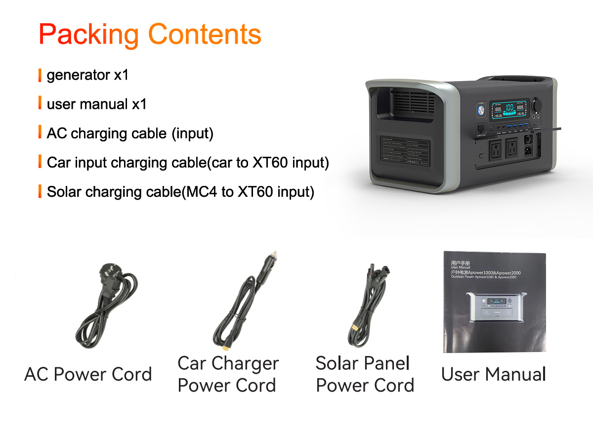 Apower1000 ポータブル電源